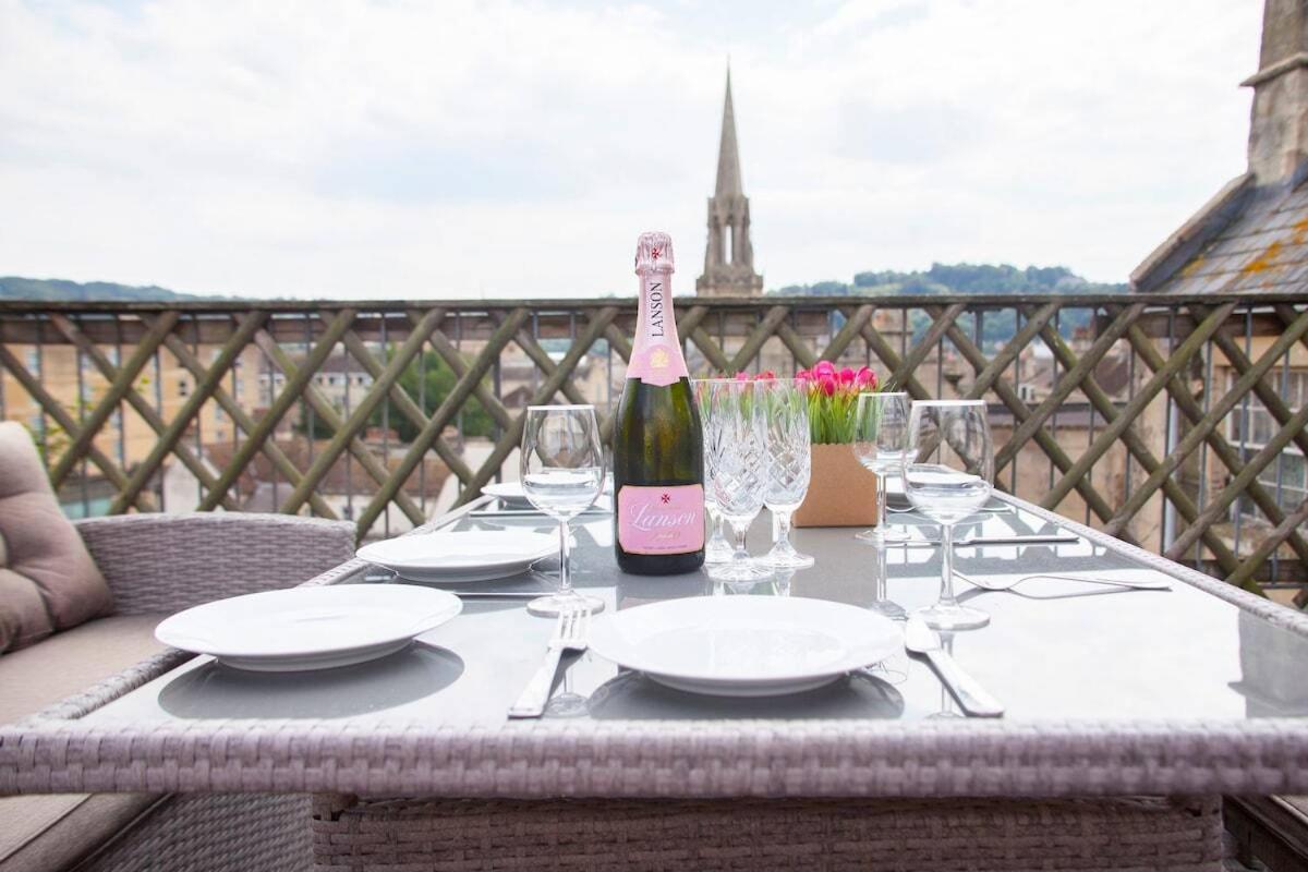 The Roof Terrace Maisonette - City Centre Bath Eksteriør billede
