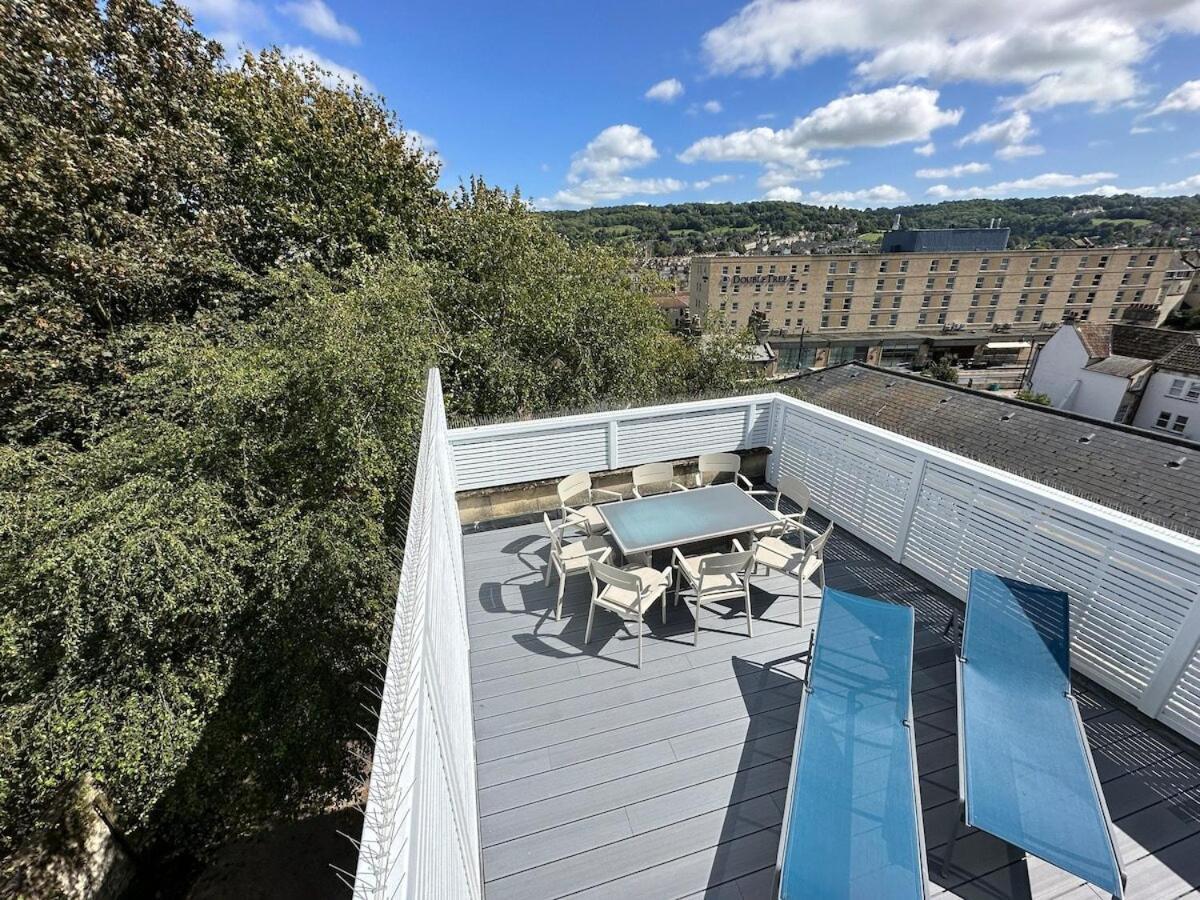 The Roof Terrace Maisonette - City Centre Bath Eksteriør billede