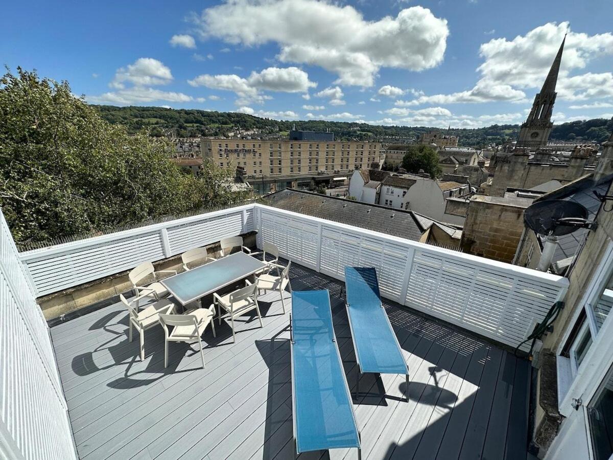 The Roof Terrace Maisonette - City Centre Bath Eksteriør billede