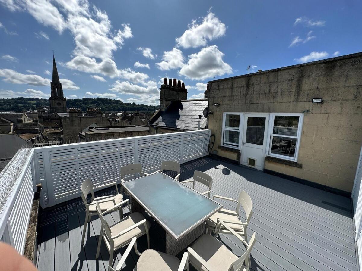 The Roof Terrace Maisonette - City Centre Bath Eksteriør billede